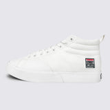 Canvas High Top Sneakers - White