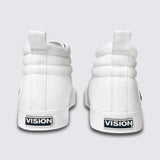 Canvas High Top Sneakers - White