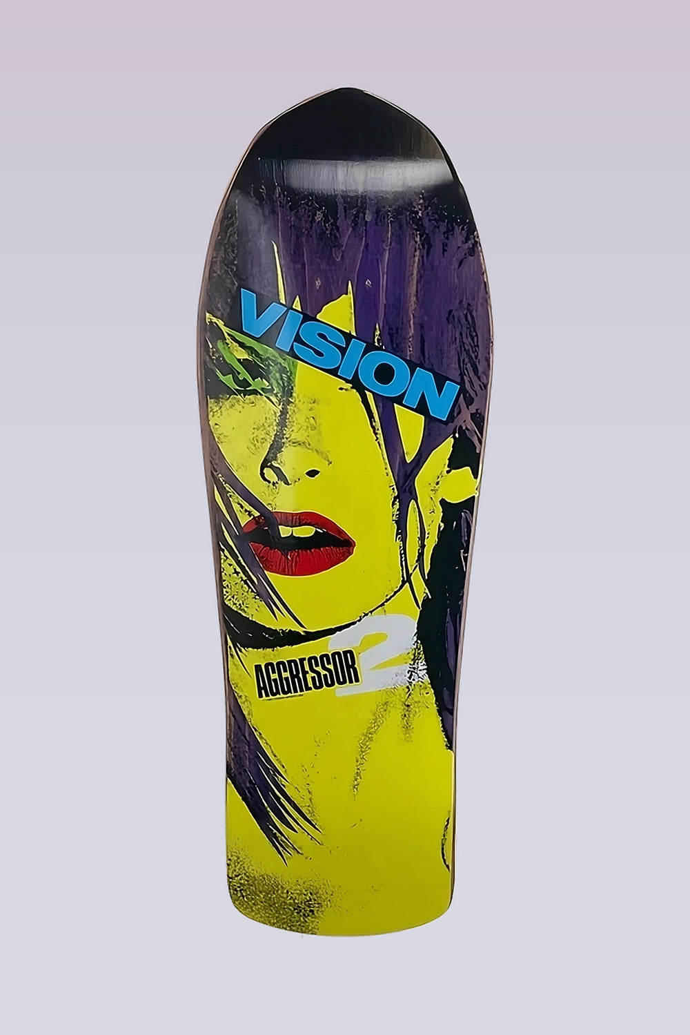 Aggressor 2 - Concave Skateboard Deck - 10"X30.25" - Purple Stain