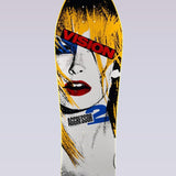 Aggressor 2 - Concave Skateboard Deck - 10.25"X30.25" - Yellow