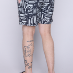 Vision Street Wear Aop Swim Shorts Black