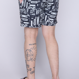 Vision Street Wear Aop Swim Shorts Black