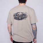 Vision Street Wear Skull Logo T-Shirt Mushroom