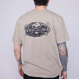 Vision Street Wear Skull Logo T-Shirt Mushroom