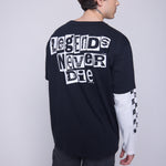 Vision Street Wear Crew Neck Full Long Sleeve Fooler Black & Ivory