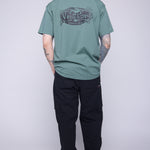 Vision Street Wear Skull Logo T-Shirt Moss