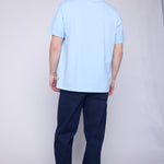 Vision Street Wear 80's Retro T-Shirt Blue Cloud