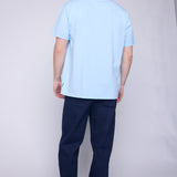 Vision Street Wear 80's Retro T-Shirt Blue Cloud