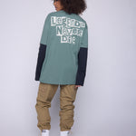 Vision Street Wear Crew Neck Full Long Sleeve Fooler Moss & Black