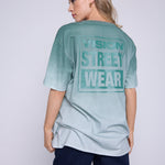 Vision Street Wear Ombre Box Logo T-Shirt Moss