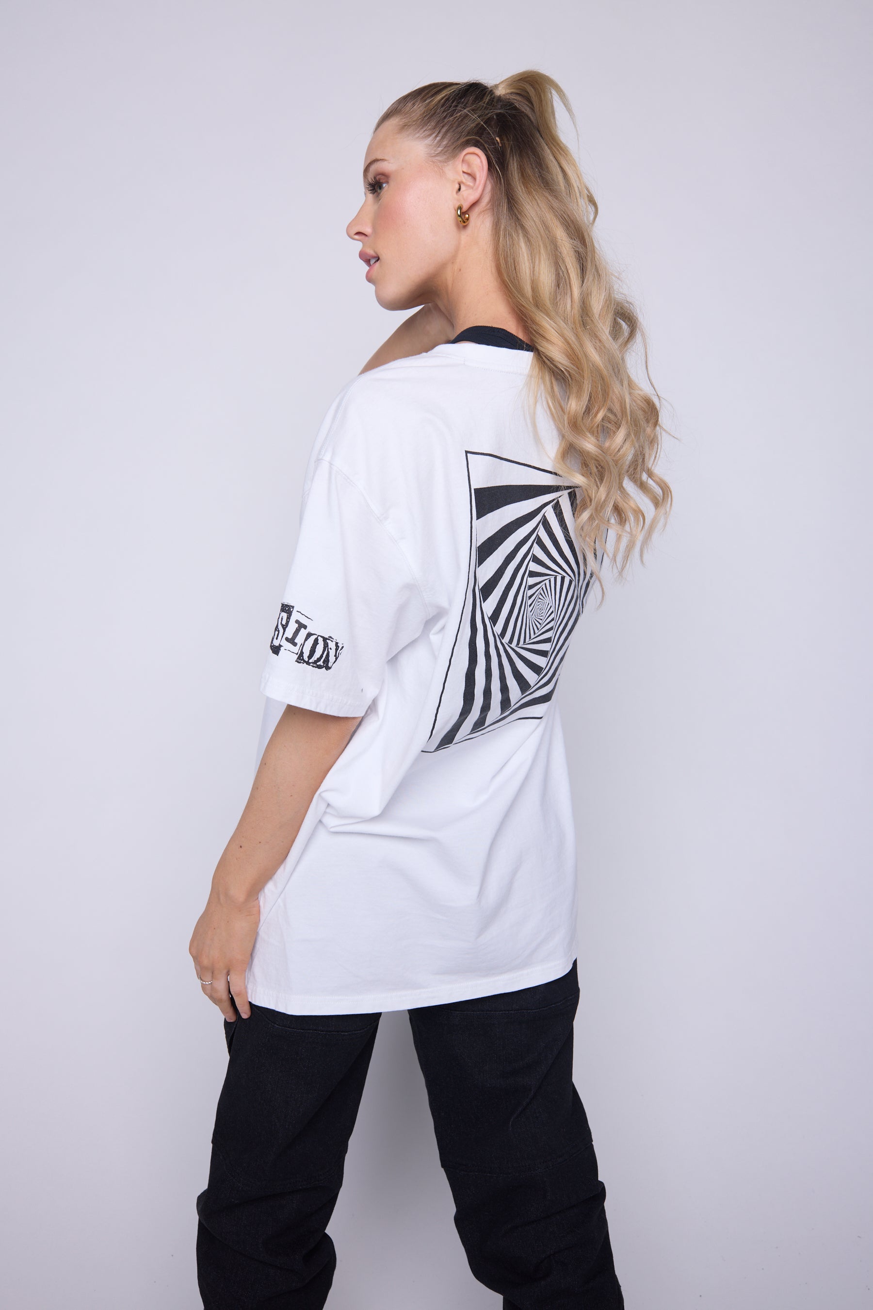 Vision Street Wear Spiral Box T-Shirt Ivory