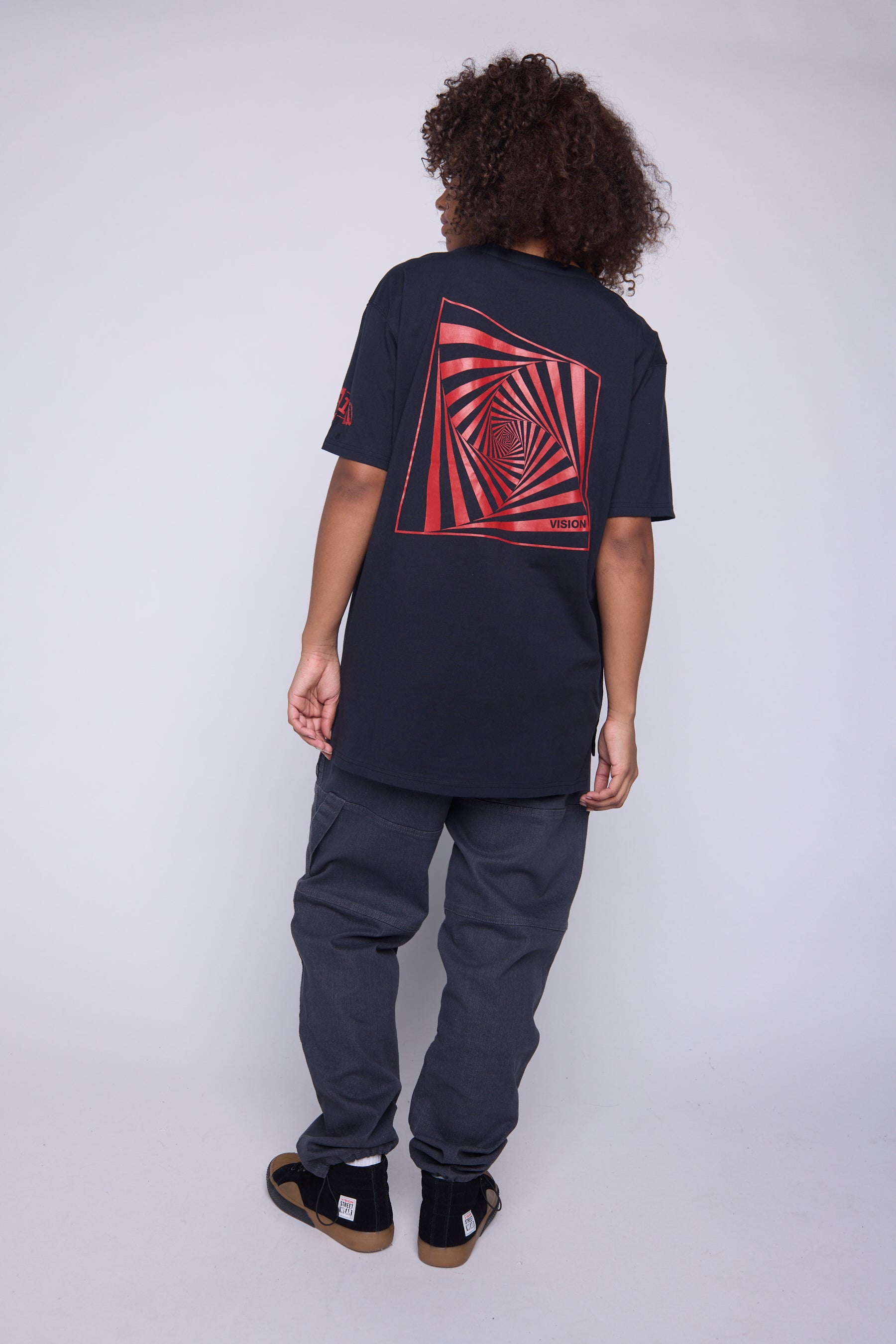 Vision Street Wear Spiral Box T-Shirt Black