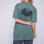 Vision Street Wear Skull Logo T-Shirt Moss