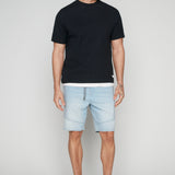 CASH - Short Ripstop Moto Pour Homme - Bleu Tabac