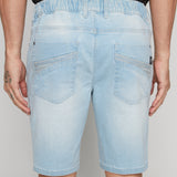 CASH - Short Ripstop Moto Pour Homme - Bleu Tabac