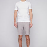 CASH - Mens Ripstop Moto Stitch Short - Light Grey