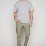 COHEN - 5 Pocket Stretch Poplin Cargo Jogger - Light Olive