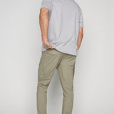 COHEN - 5 Pocket Stretch Poplin Cargo Jogger - Light Olive