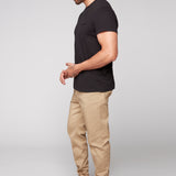 JAGGER - 5 Pocket Soft French Terry Classic Jogger - Beige