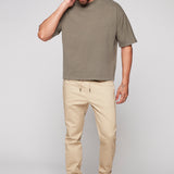 JAGGER - 5 Pocket Soft French Terry Classic Jogger - Tan