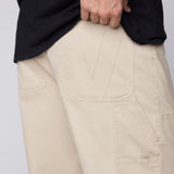 DORFMAN - Loose Fit Carpenter Pant - Tan Twill