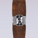 Double Vision Skateboard Deck - 9.5"X32.5" - Brown