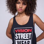 Vision Street Wear Tank Top Classic Box Logo Black