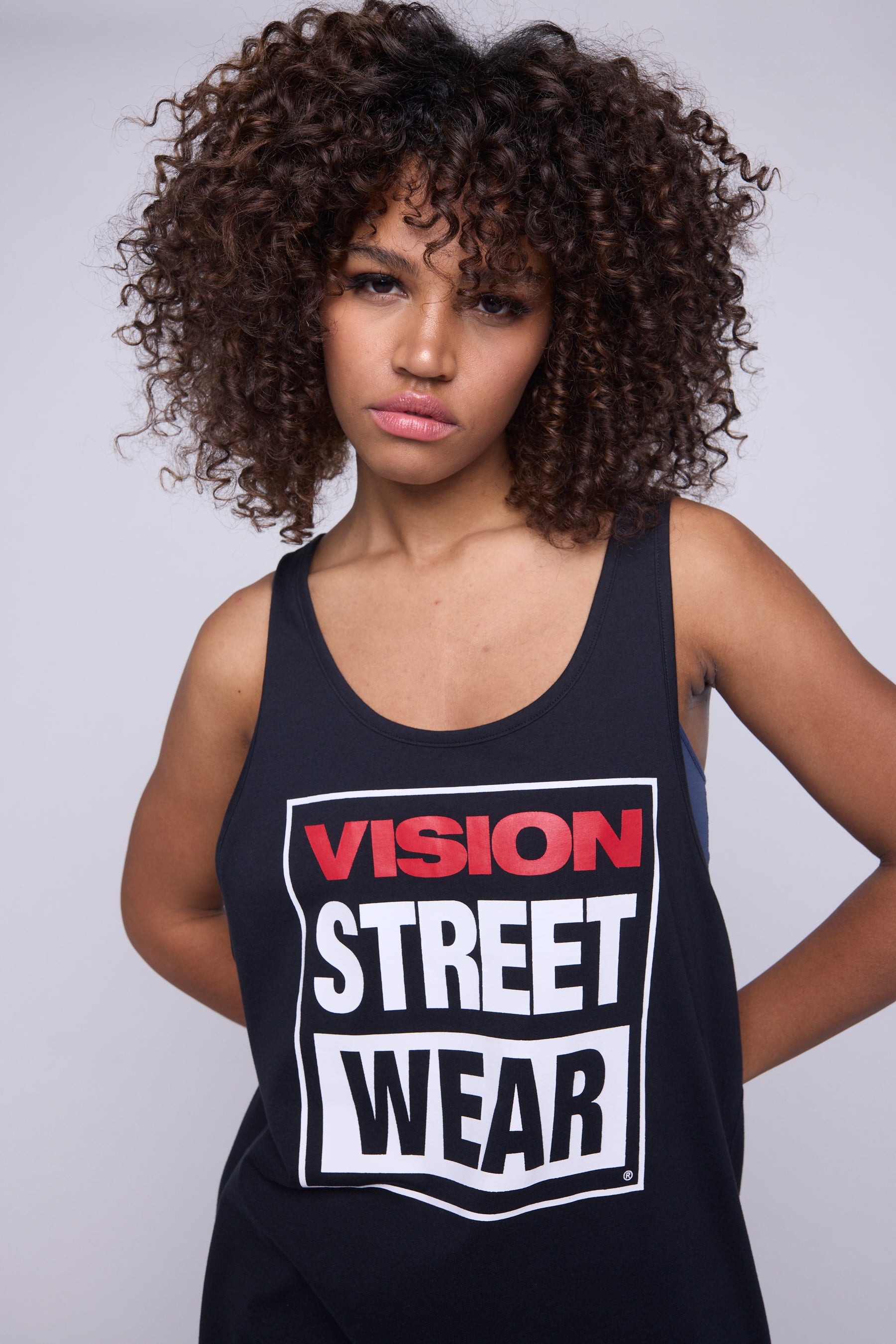 Vision Street Wear Tank Top Classic Box Logo Black