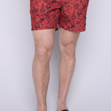 Vision Street Wear Aop Tattoo Swim Shorts Red