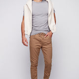 JAGGER - Jogger Classique 5 Poches French Terry - Beige