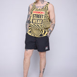 Vision Street Wear Tank Top Spiral Box Logo Butter