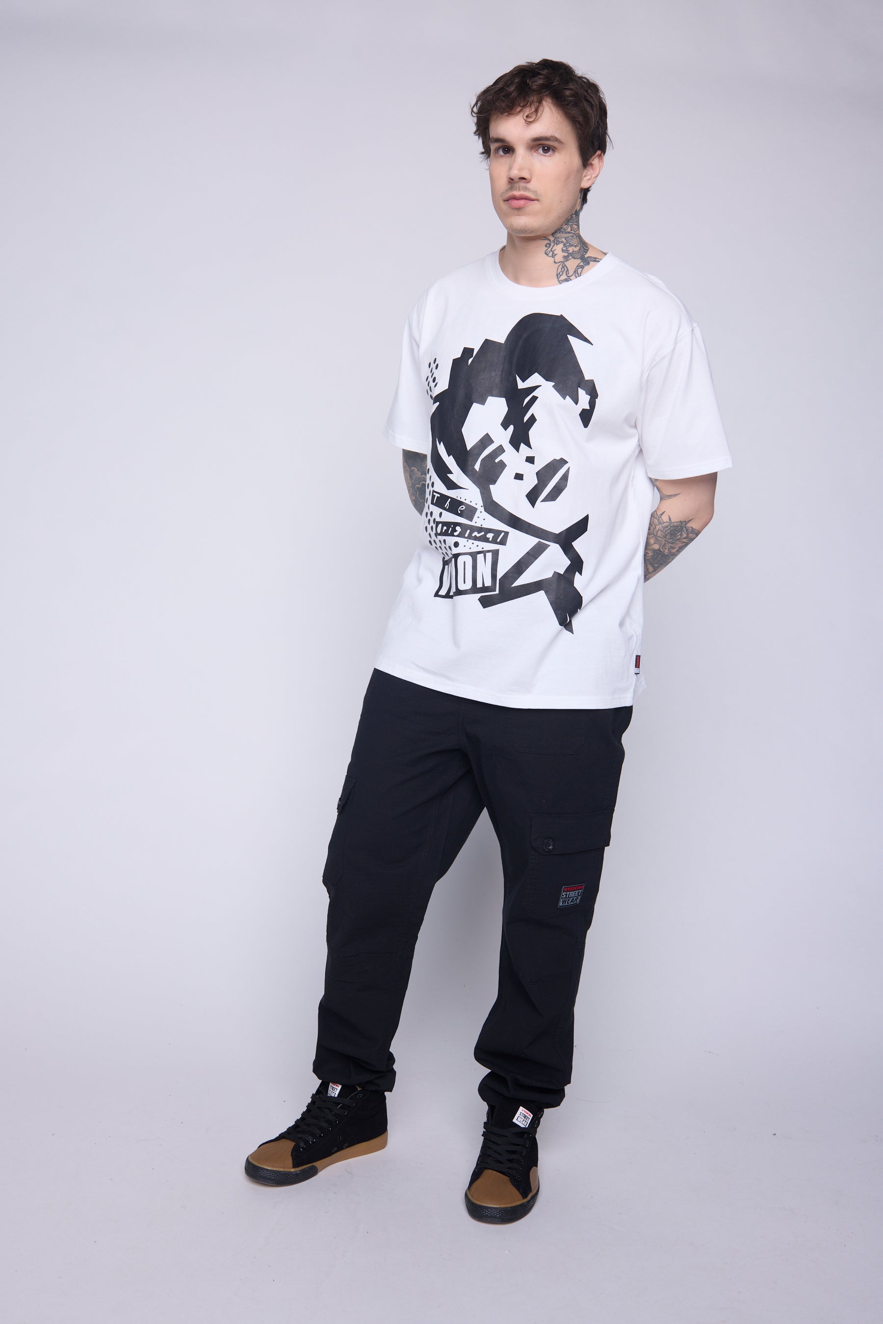 Vision Street Wear 80's Retro T-Shirt Ivory