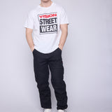 Vision Street Wear Puffy Print Box Logo T-Shirt Ivory