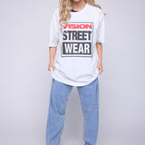 Vision Street Wear Puffy Print Box Logo T-Shirt Ivory