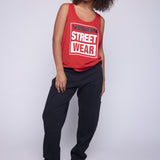 Vision Street Wear Tank Top Classic Box Logo Red