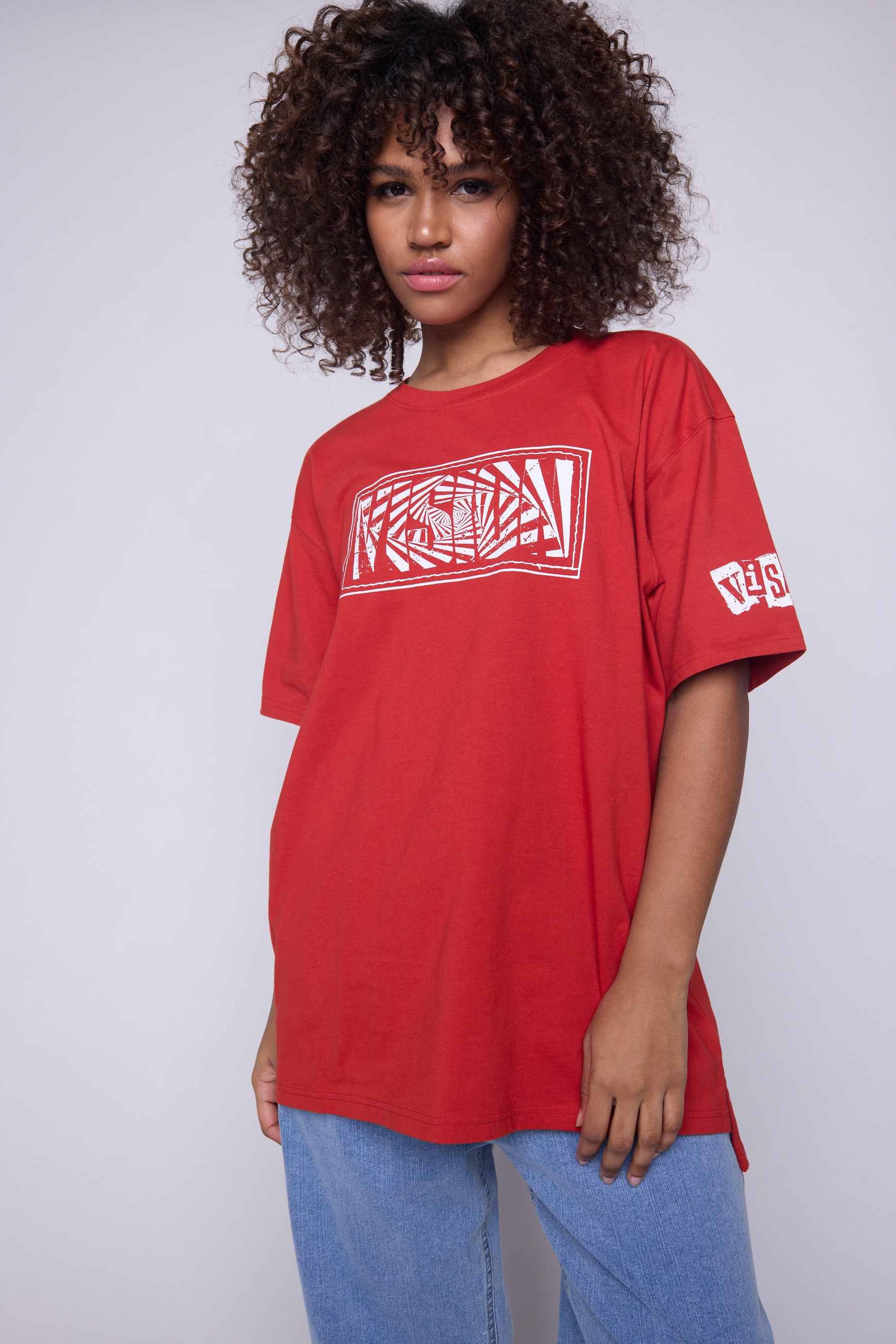 Vision Street Wear Spiral Box T-Shirt Red