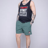 Vision Street Wear Solid Swim Shorts Moss