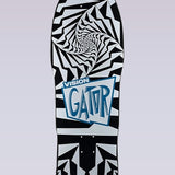 Gator II - Planche de skateboard - 10.25"x29.75"- Noir/Blanc