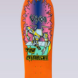 Limited Groholski Robot Deck-Special Pearl - Skateboard Hall of Fame - 9.5"X29.5" - Orange Pearl