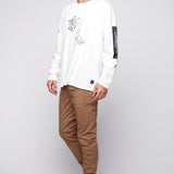 HENDRIX - 5 Pocket Moto Stitch Jogger - Beige