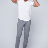 JAGGER - 5 Pocket Classic Knit Jogger - Mid Grey