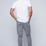 JAGGER - Jogger en Maille 5 Poches - Gris Moyen