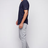 JAGGER - 5 Pocket Classic Knit Jogger - Light Grey Heather