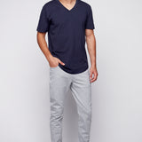 JAGGER - 5 Pocket Classic Knit Jogger - Light Grey Heather