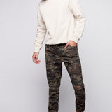 JAGGER - Distressed 5 Pocket Twill Classic Jogger - Camo