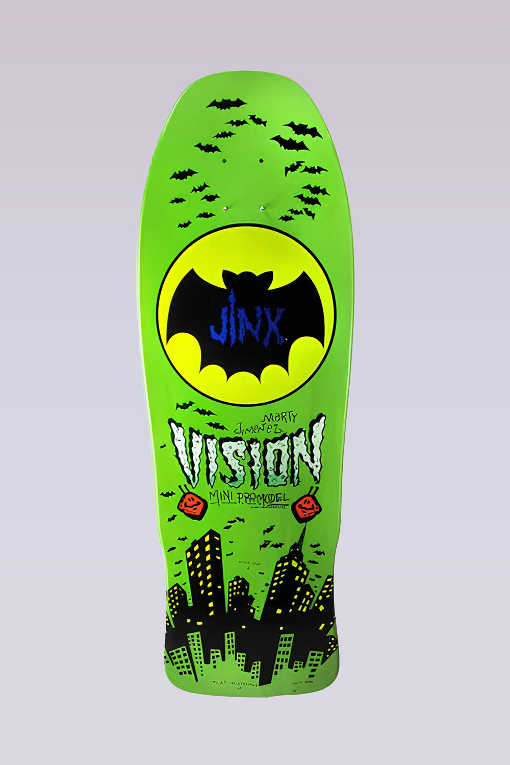 Jinx - Mini Modern Concave Skateboard Deck - 10"X30.25" - Lime