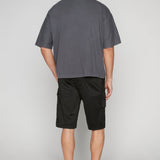 JUDE - Mens Multi Cargo Shorts - Black DNM.WORKS