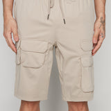 JUDE - Mens Multi Cargo Shorts - Sage