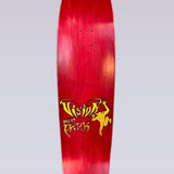 Ken Parks - Modern Shaped Skateboard Deck - 9"X32.875" - Red Stain