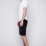 KRAVITZ - Mens Shorts With bellowed Cargo pockets - Vintage Black